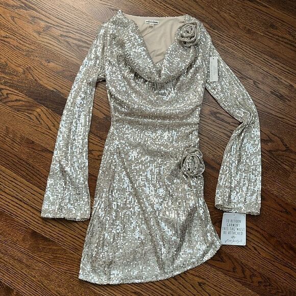 FOR LOVE & LEMONS TIA MINI DRESS Size XS - Picture 7 of 12